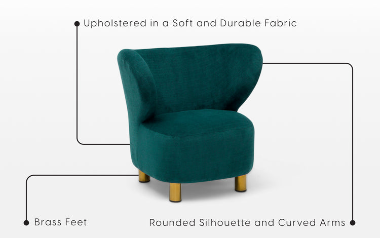 Coccon Chair Sea Foam Specifications Image