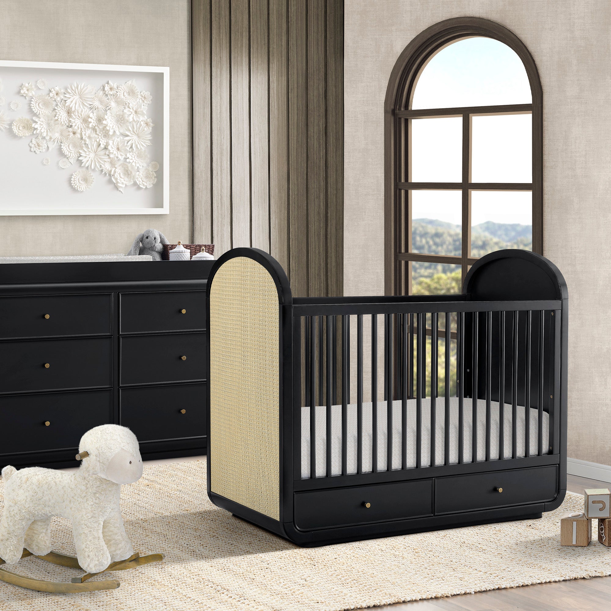 Aspen 4-in-1 Convertible Crib with Underdrawer Products Bellini