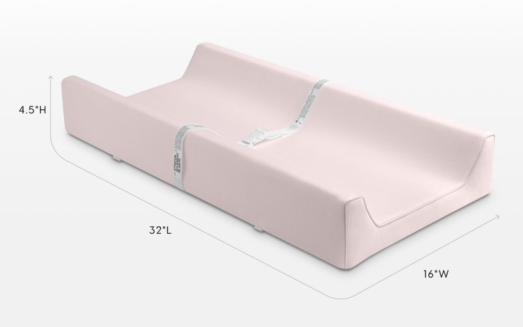 Changing Pad Pink Dimensions Image