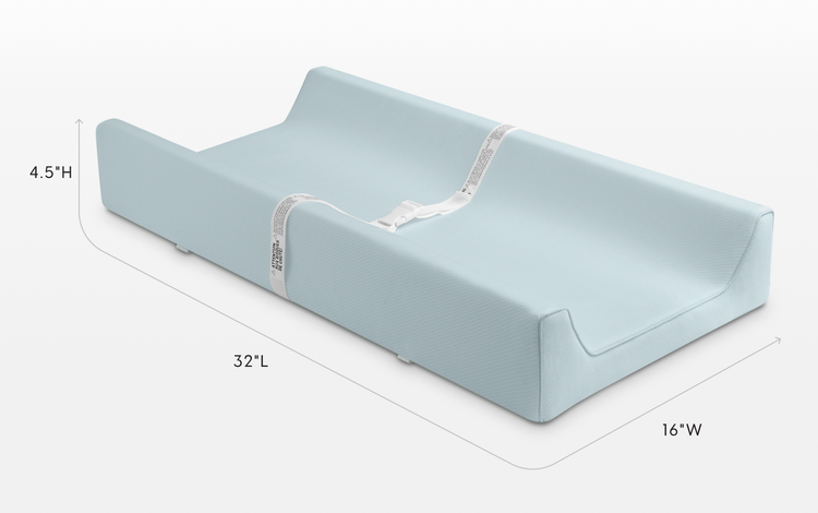 Changing Pad Blue Dimensions Image