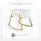 Gold - Brushed Stainless Steel