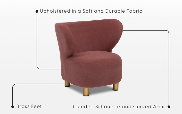 Cocoon Chair Pink Specifications Image