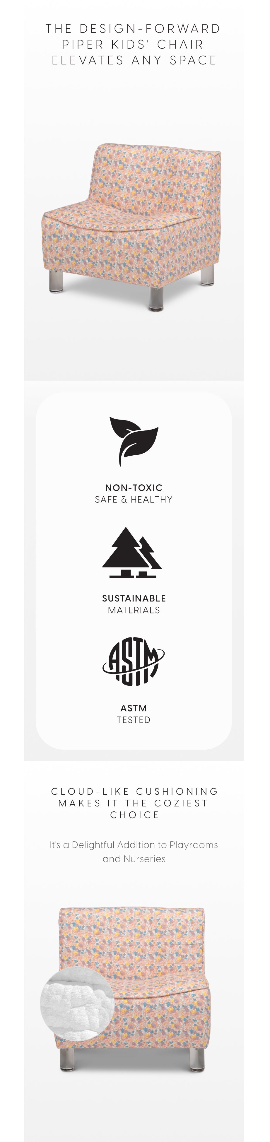 Wren Chair Girl Floral Callout Mobile