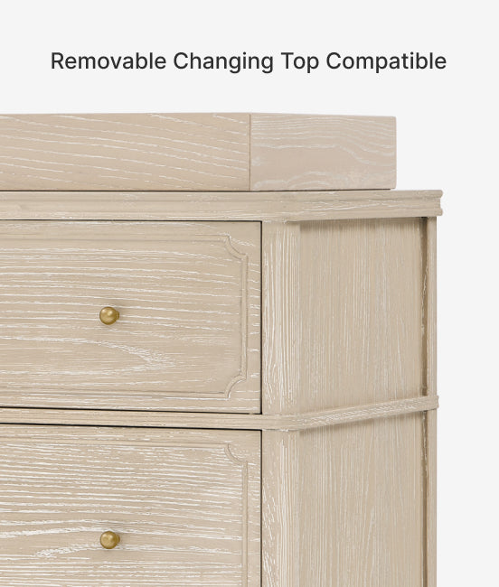 Wooden cabinet with a removable top, suitable for changing purposes.