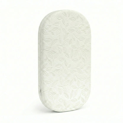 Breathable Oval Luxury Mattress - White with Green - Media 45319405437220