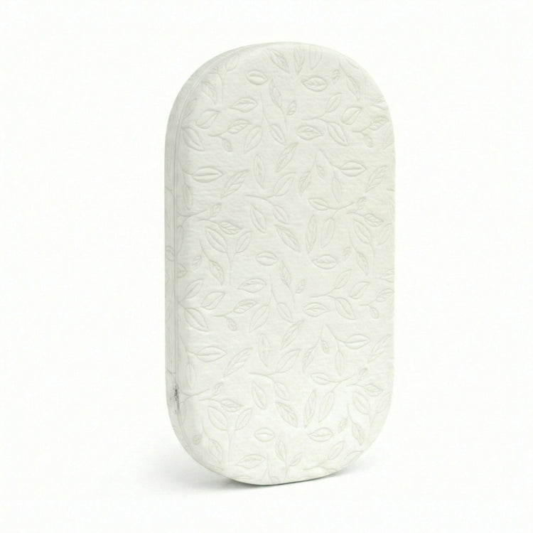 Breathable Oval Luxury Mattress - White with Green - Media 45319405437220