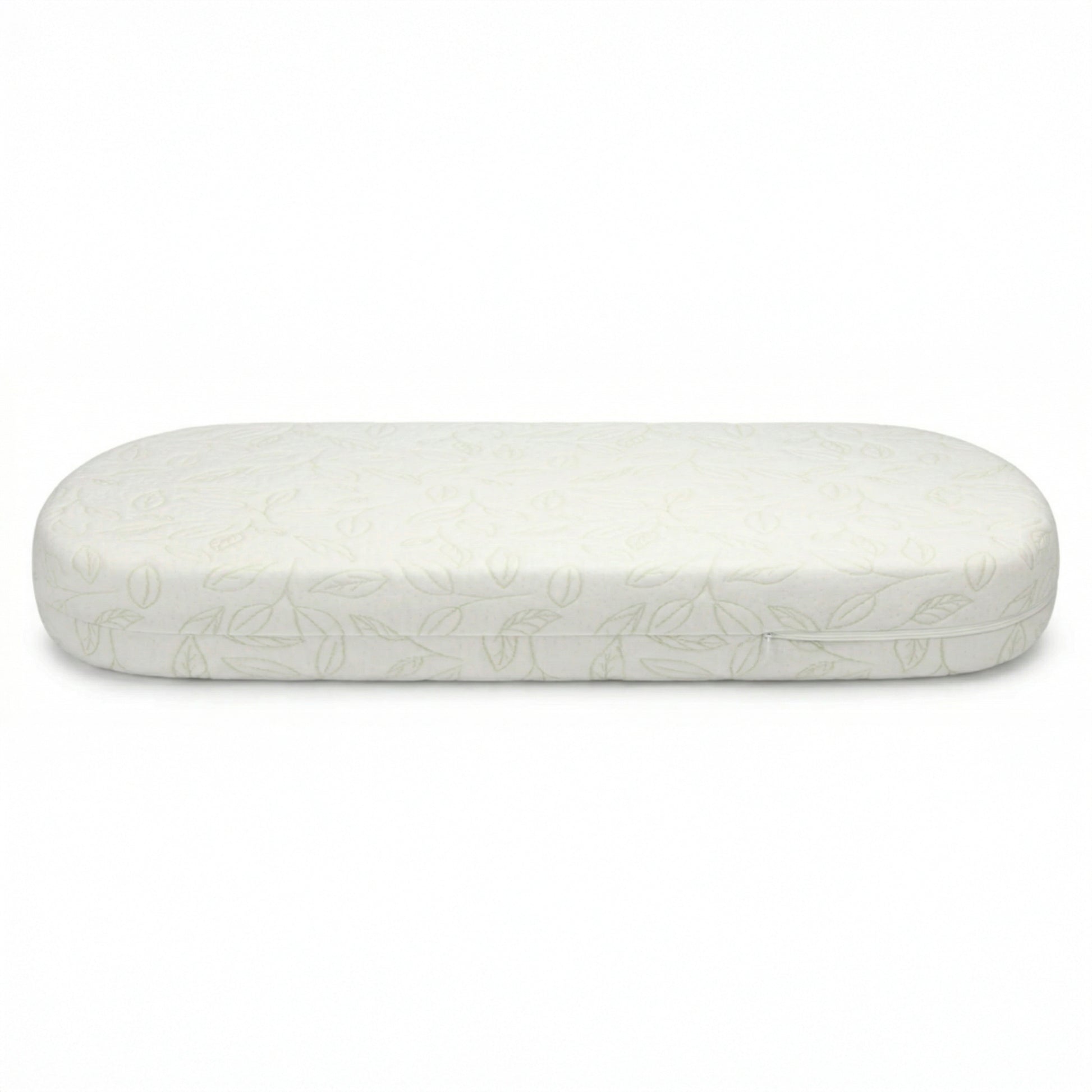 Breathable Oval Luxury Mattress - White with Green - Product image 7