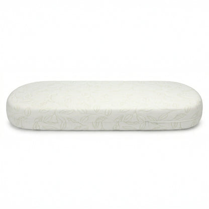 Breathable Oval Luxury Mattress - White with Green - Media 45319405469988