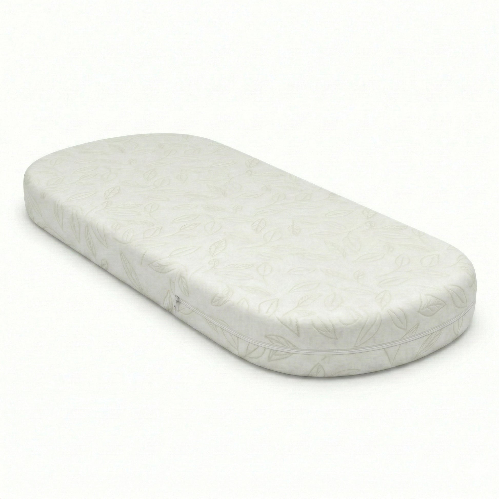Breathable Oval Luxury Mattress - White with Green - Product image 8