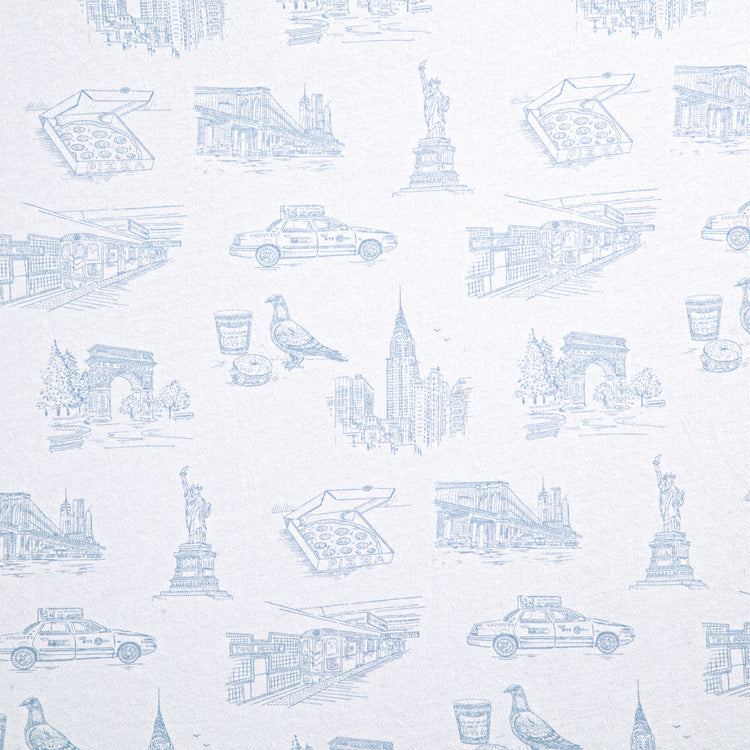 NYC Toile Blue