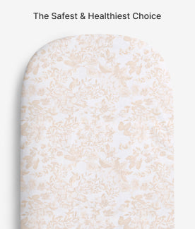 Text 'The Safest & Healthiest Choice' above a textured beige surface.
