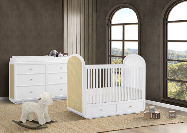 Complete the Look - Aspen 4-in-1 Convertible Crib with Underdrawer