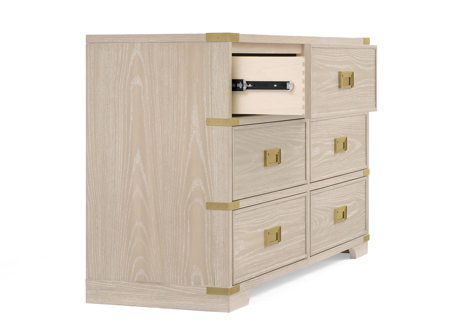 Paris 6 Drawer Dresser - Whitewash Ash - Product image 15