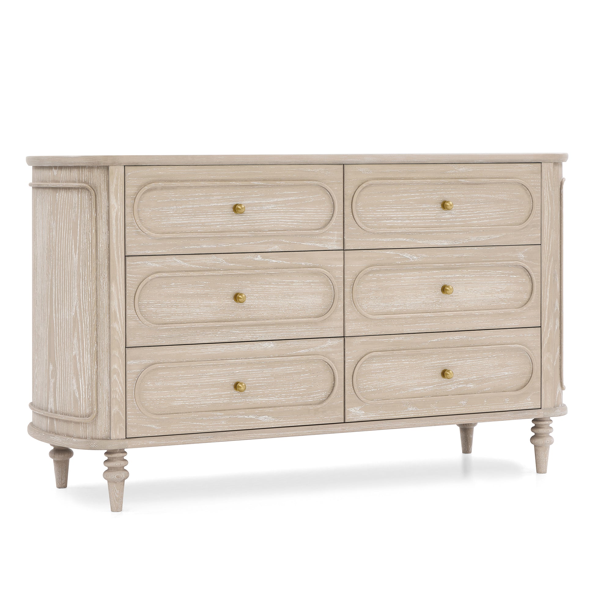 Provence 6 Drawer Dresser - Whitewash Ash - Product image 10
