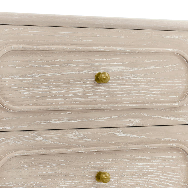 Provence 6 Drawer Dresser - Whitewash Ash - Media 45319848591652