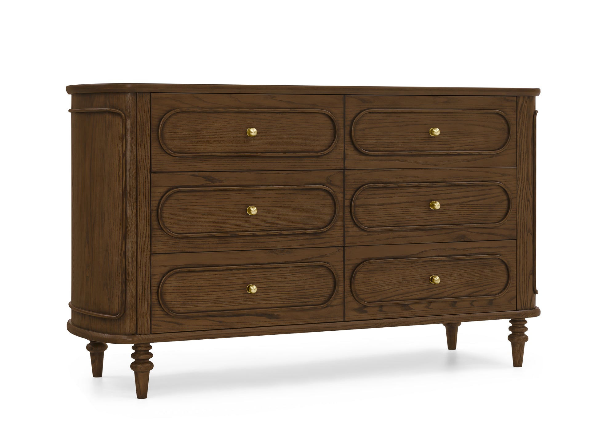 Provence 6 Drawer Dresser - Deep Brown Ash - Product image 23