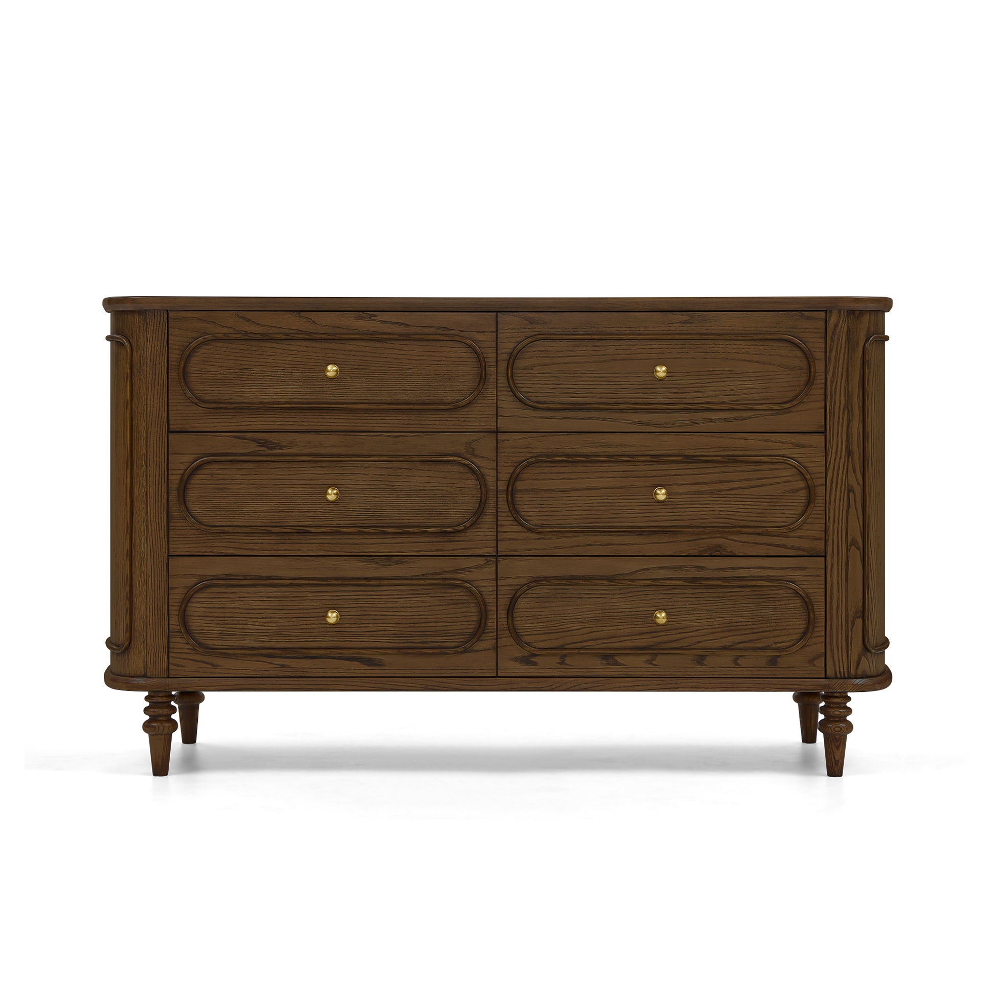 Provence 6 Drawer Dresser - Deep Brown Ash - Product image 22