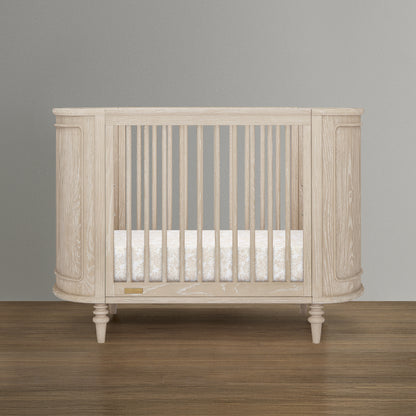 Provence 4-in-1 Oval Convertible Crib & Breathable Luxury Mattress - Provence 4-in-1 Oval Convertible Crib & Breathable Luxury Mattress - Media 45316993679652