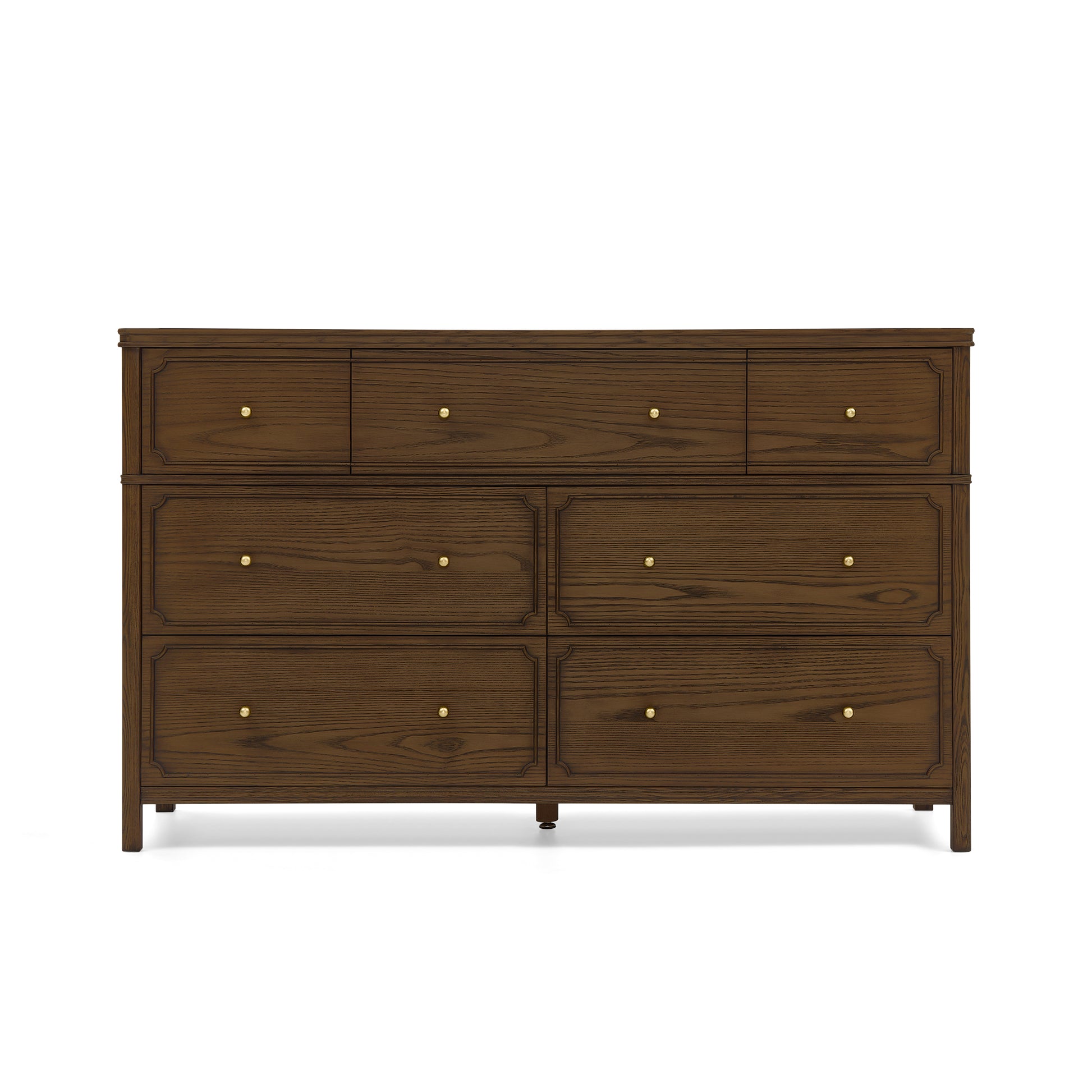 Wells 7 Drawer Dresser - Deep Brown Ash - Product image 21