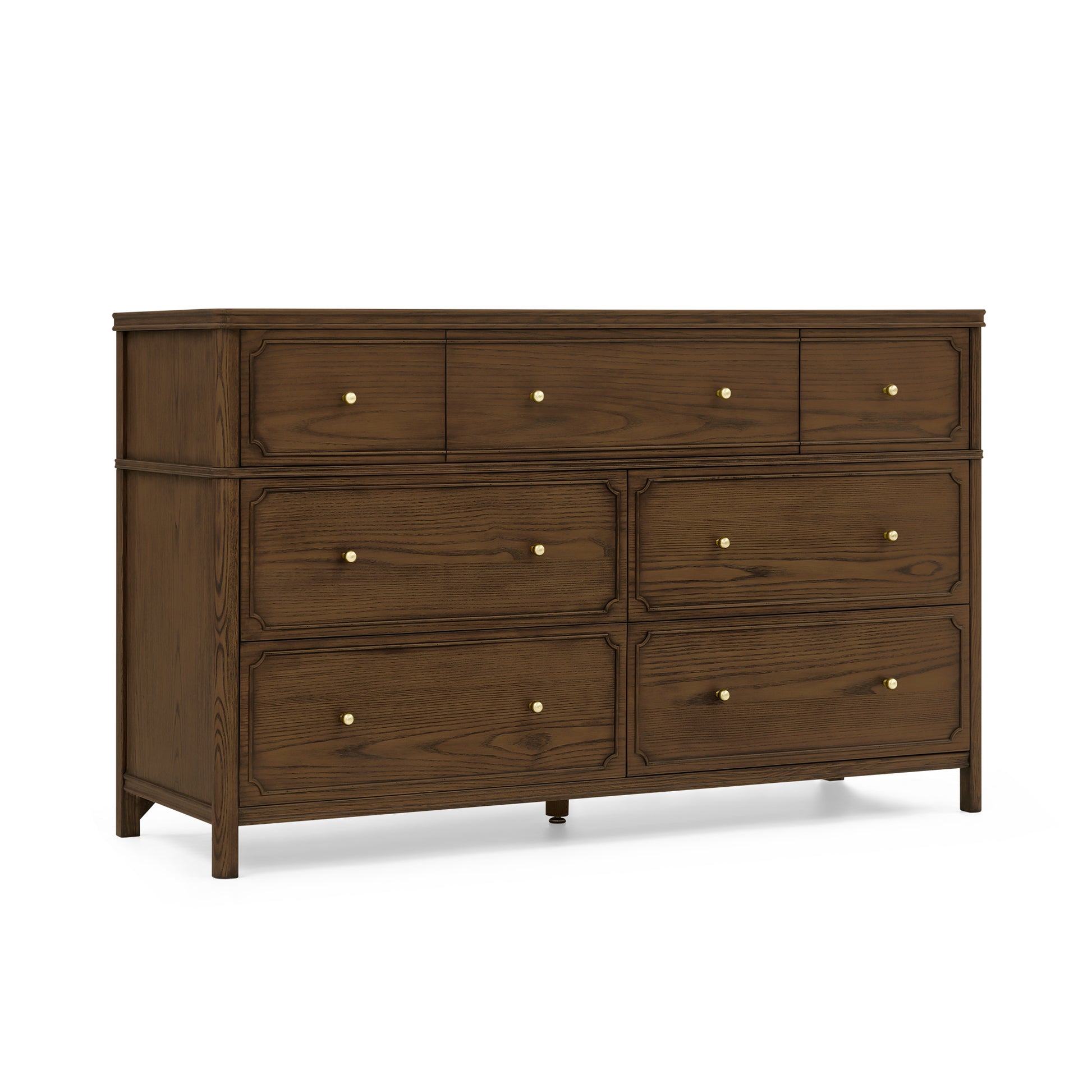 Wells 7 Drawer Dresser - Deep Brown Ash - Product image 22