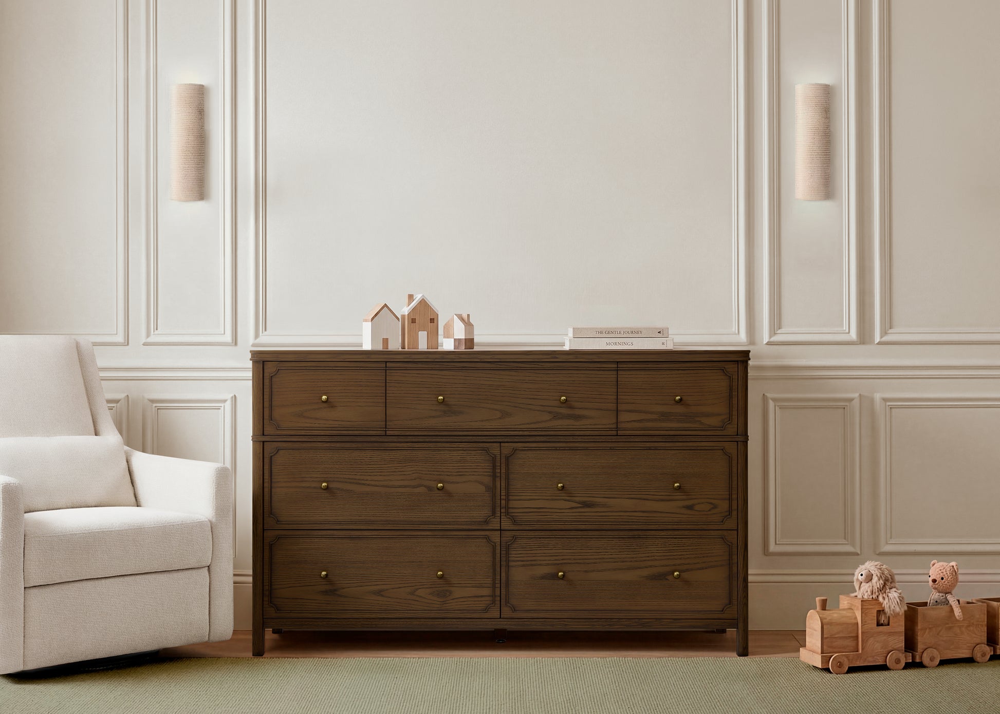 Wells 7 Drawer Dresser - Deep Brown Ash - Product image 14