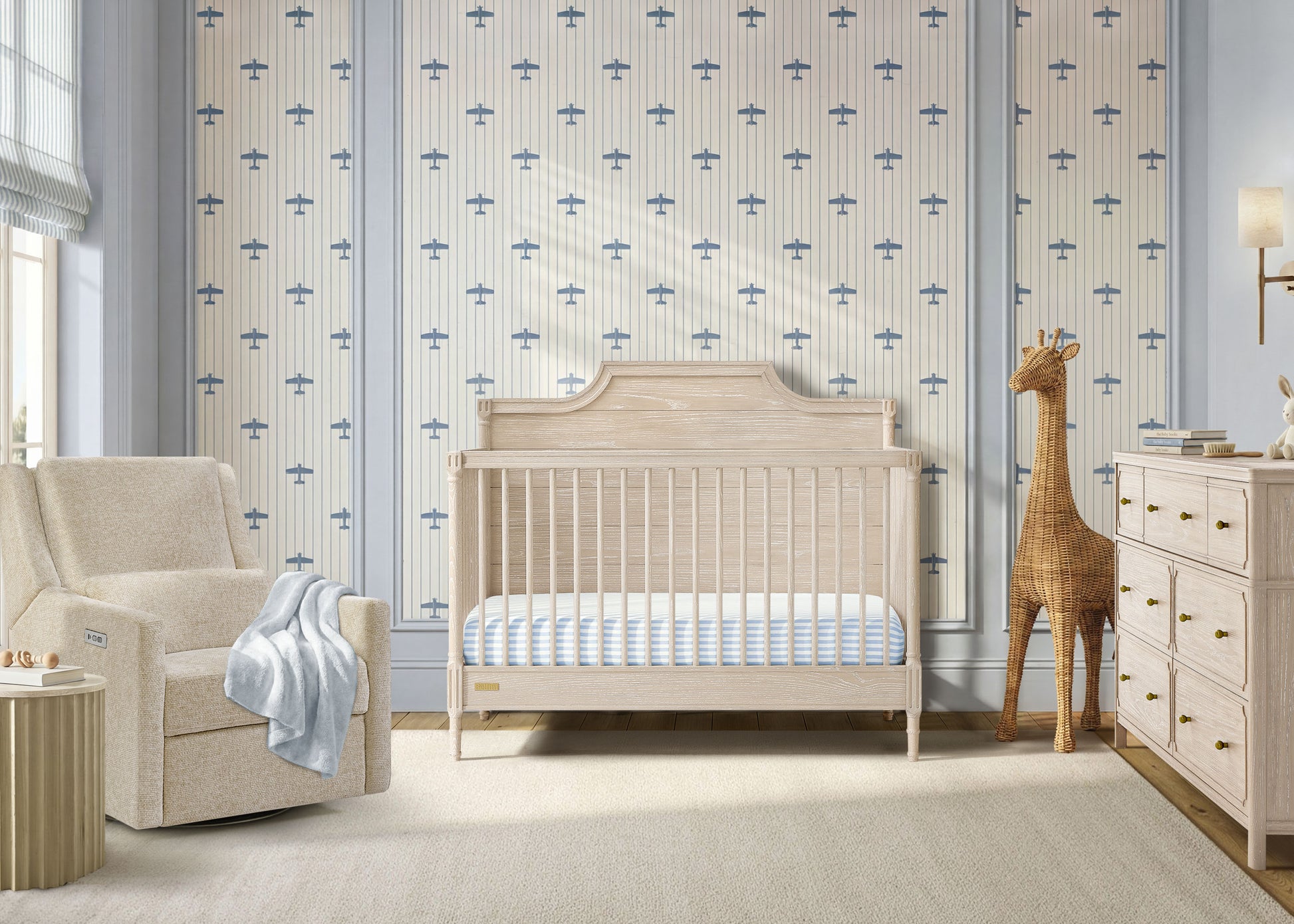 Lucca 6-in-1 Convertible Crib - Whitewash Ash - Product image 3