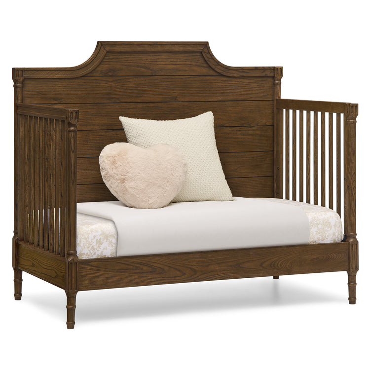 Lucca 6-in-1 Convertible Crib - Deep Brown Ash - Media 45316903076132