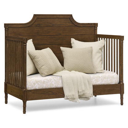 Lucca 6-in-1 Convertible Crib - Deep Brown Ash - Media 45316903108900