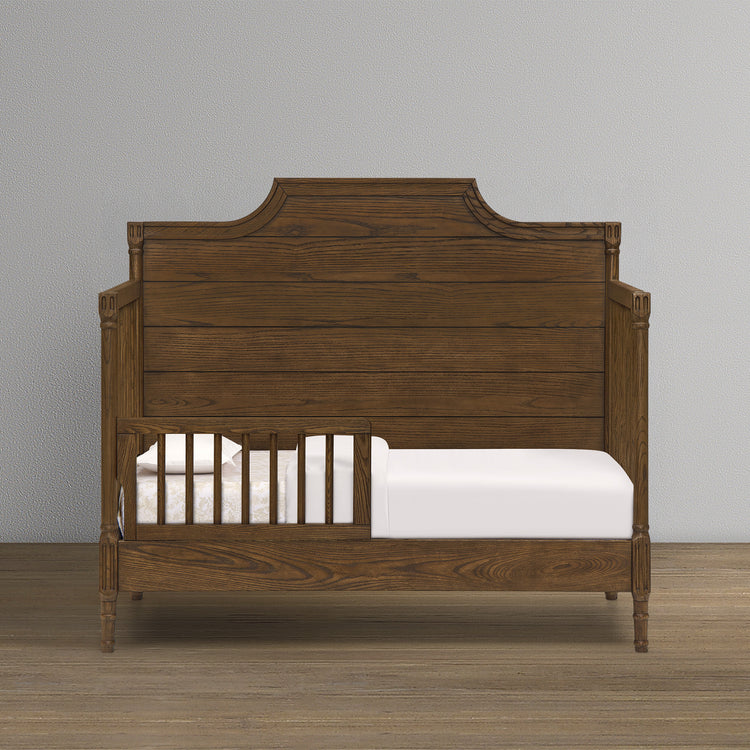 Lucca Toddler Guardrail - Deep Brown Ash - Media 45319593230628