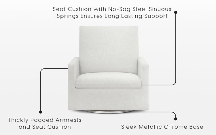 Stowe glider alabaster specifications image