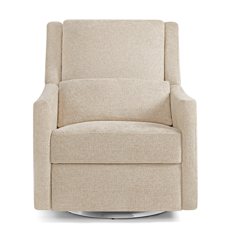 Seoul Power Recliner with USB-C Charging Ports, Nightlight & Lumbar Pillow - Sand - Media 44036770169124