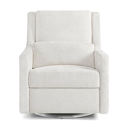 Seoul Power Recliner with USB-C Charging Ports, Nightlight & Lumbar Pillow - Snow - Media 44036743561508