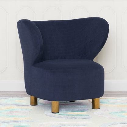 Cocoon Kids’ Upholstered Chair - Navy Cocoon - Media 41463826350372
