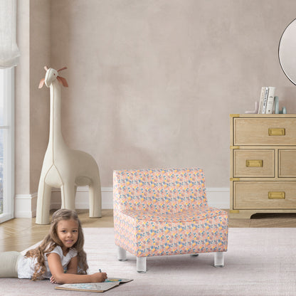 Wren Kids’ Upholstered Chair - Girl Floral - Media 41620456079652